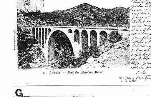 Ville de ANDUZE Carte postale ancienne