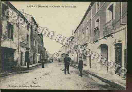 Ville de ANIANE Carte postale ancienne