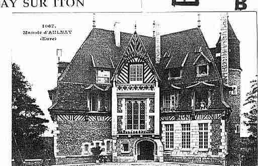 Ville de AULNAYSURITON Carte postale ancienne