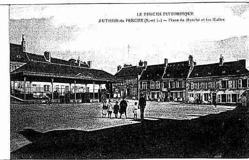 Ville de AUTHONDUPERCHE Carte postale ancienne