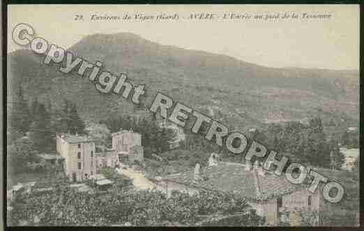 Ville de AVEZE Carte postale ancienne