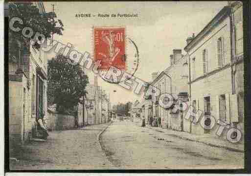 Ville de AVOINE Carte postale ancienne