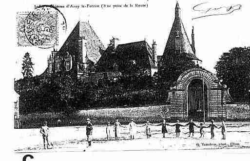 Ville de AZAYLEFERRON Carte postale ancienne