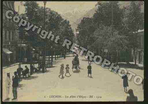 Ville de BAGNERESDELUCHON Carte postale ancienne