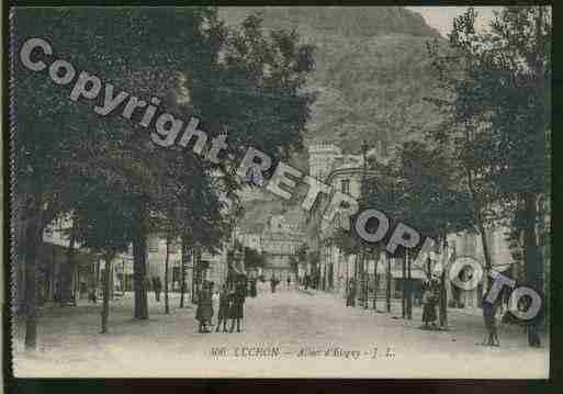 Ville de BAGNERESDELUCHON Carte postale ancienne