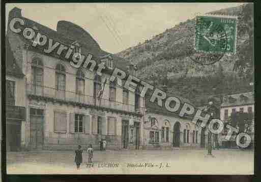 Ville de BAGNERESDELUCHON Carte postale ancienne