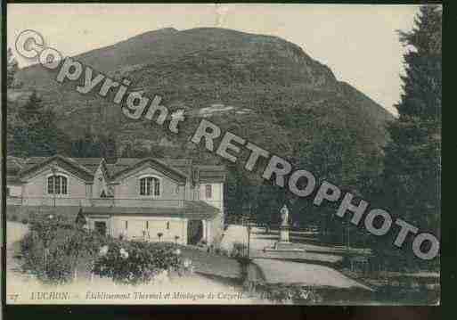 Ville de BAGNERESDELUCHON Carte postale ancienne