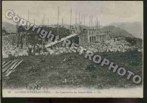 Ville de BAGNERESDELUCHON Carte postale ancienne