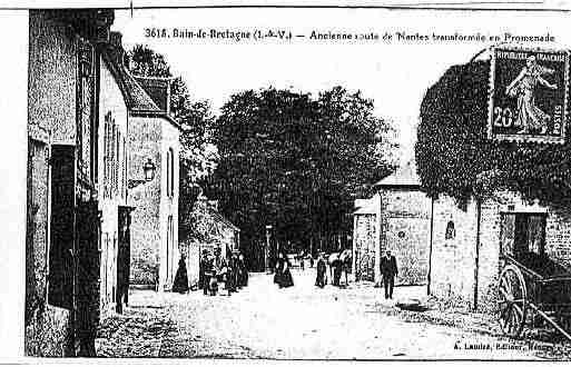 Ville de BAINDEBRETAGNE Carte postale ancienne