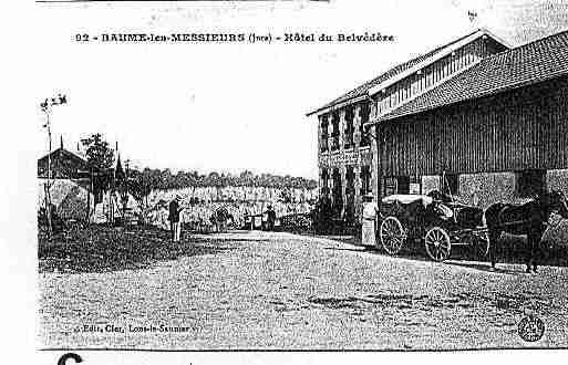 Ville de BAUMELESMESSIEURS Carte postale ancienne