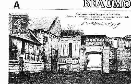 Ville de BEAUMONTENVERON Carte postale ancienne