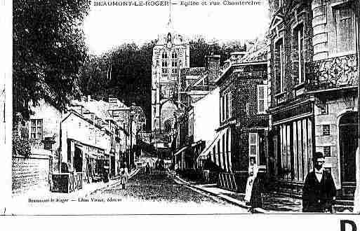 Ville de BEAUMONTLEROGER Carte postale ancienne