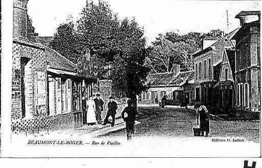 Ville de BEAUMONTLEROGER Carte postale ancienne