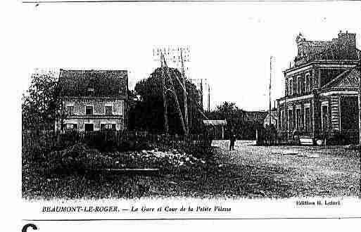 Ville de BEAUMONTLEROGER Carte postale ancienne