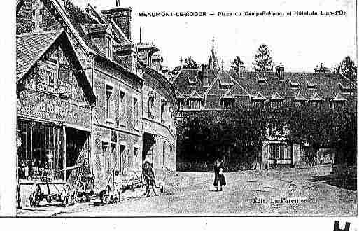 Ville de BEAUMONTLEROGER Carte postale ancienne