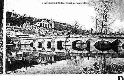 Ville de BEAUMONTLEROGER Carte postale ancienne