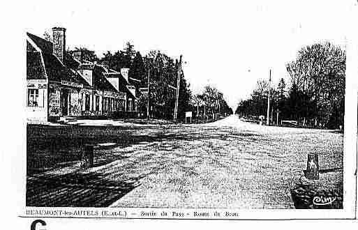 Ville de BEAUMONTLESAUTELS Carte postale ancienne