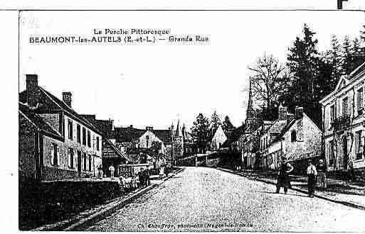 Ville de BEAUMONTLESAUTELS Carte postale ancienne