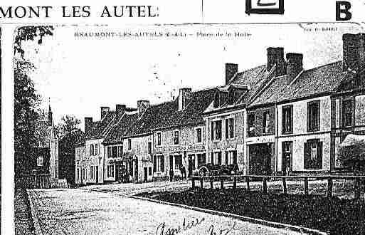 Ville de BEAUMONTLESAUTELS Carte postale ancienne