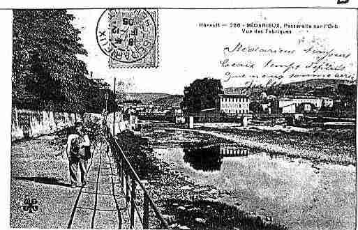 Ville de BEDARIEUX Carte postale ancienne