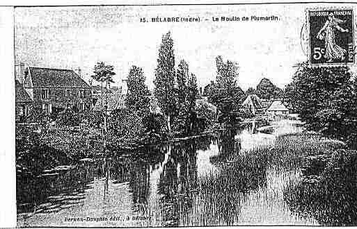 Ville de BELABRE Carte postale ancienne