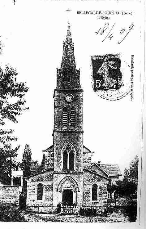 Ville de BELLEGARDEPOUSSIEU Carte postale ancienne