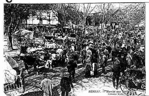 Ville de BERNAY Carte postale ancienne