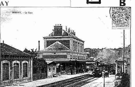 Ville de BERNAY Carte postale ancienne