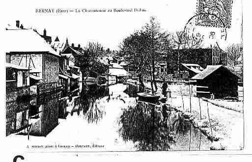 Ville de BERNAY Carte postale ancienne