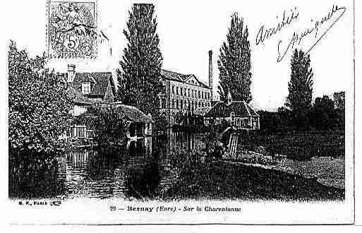 Ville de BERNAY Carte postale ancienne