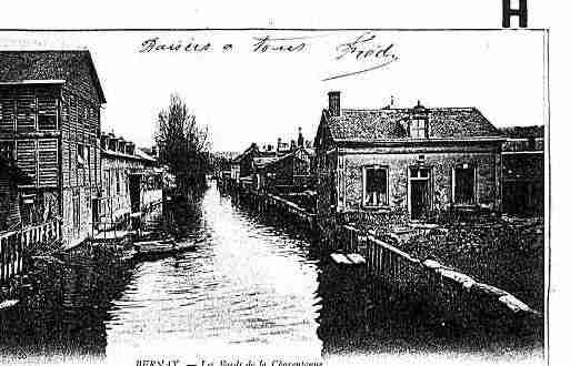 Ville de BERNAY Carte postale ancienne