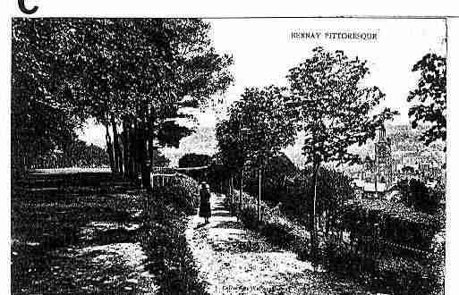 Ville de BERNAY Carte postale ancienne