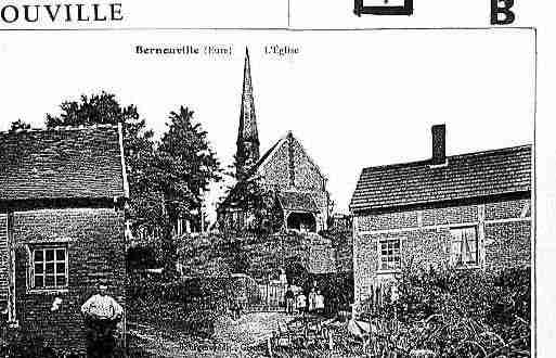 Ville de BERNOUVILLE Carte postale ancienne