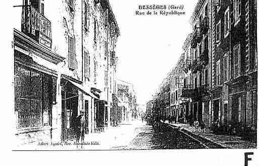 Ville de BESSEGES Carte postale ancienne