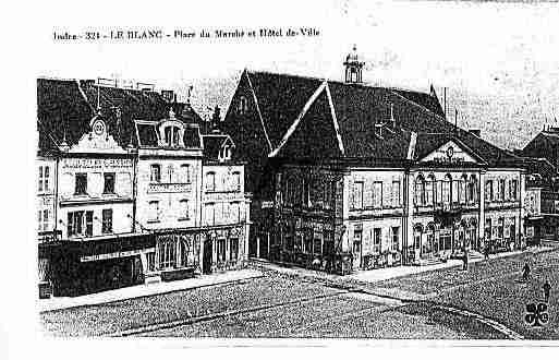 Ville de BLANC(LE) Carte postale ancienne