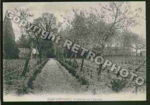 Ville de BLANQUEFORT Carte postale ancienne