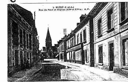 Ville de BLERE Carte postale ancienne