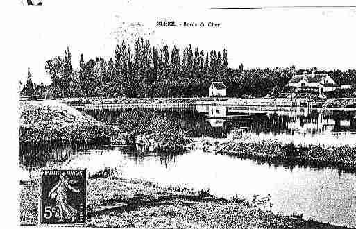 Ville de BLERE Carte postale ancienne