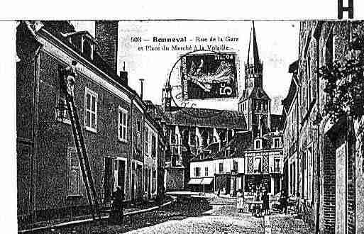 Ville de BONNEVAL Carte postale ancienne