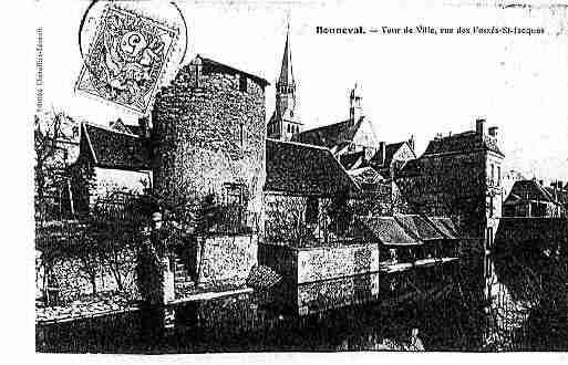 Ville de BONNEVAL Carte postale ancienne