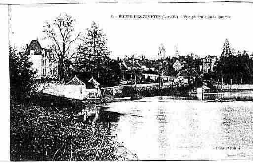 Ville de BOURGDESCOMPTES Carte postale ancienne