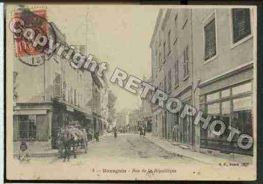 Ville de BOURGOINJALLIEU Carte postale ancienne