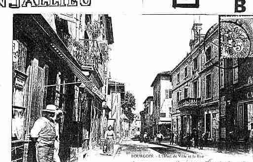 Ville de BOURGOINJALLIEU Carte postale ancienne