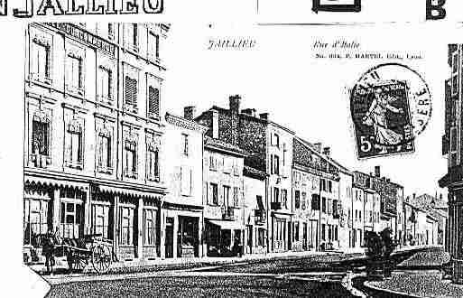 Ville de BOURGOINJALLIEU Carte postale ancienne