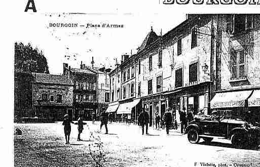 Ville de BOURGOINJALLIEU Carte postale ancienne