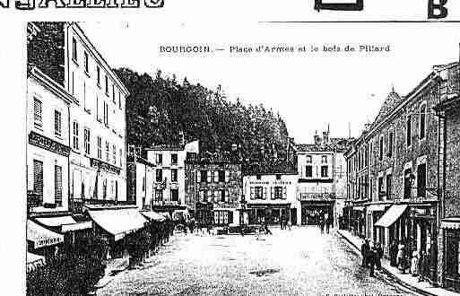 Ville de BOURGOINJALLIEU Carte postale ancienne