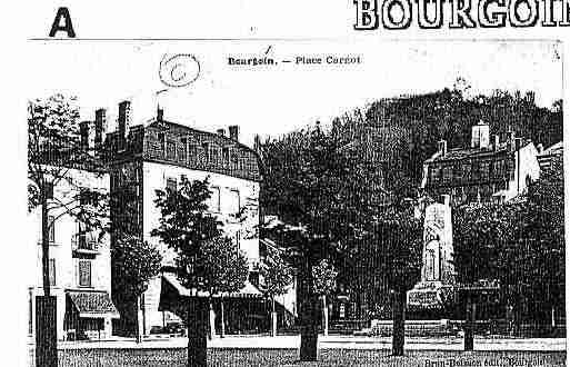 Ville de BOURGOINJALLIEU Carte postale ancienne