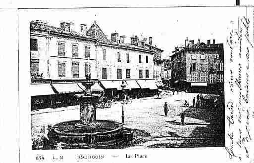 Ville de BOURGOINJALLIEU Carte postale ancienne