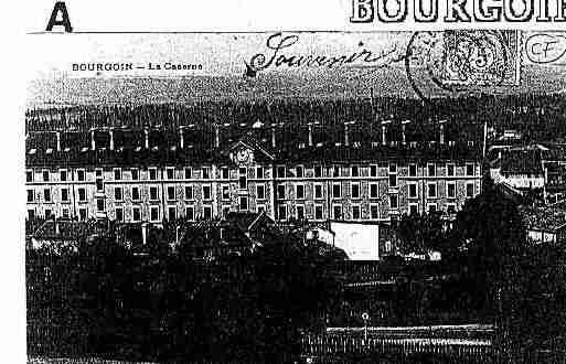 Ville de BOURGOINJALLIEU Carte postale ancienne