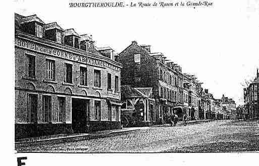 Ville de BOURGTHEROULDE Carte postale ancienne